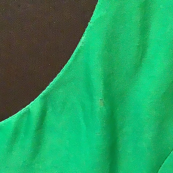 Coco of California Vintage Green Formal Ruffle Dress Sz 14 NWT! - Picture 7 of 11